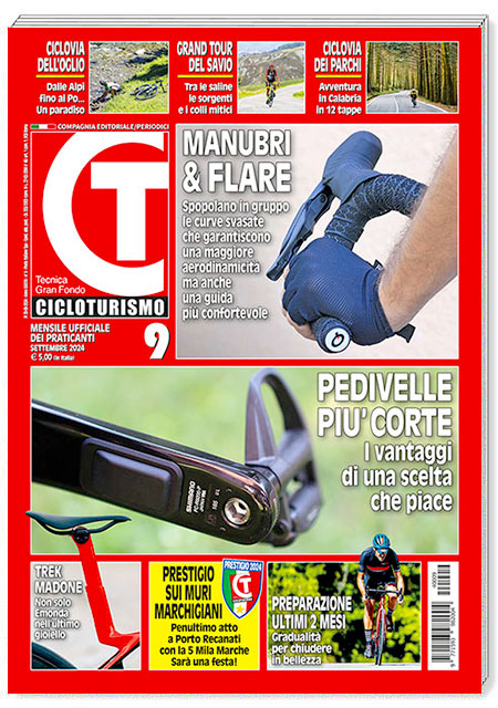 Sulla rivista Cicloturismo di settembre 2024 c’è il nostro tour sul San&nbsp;Lorenzo